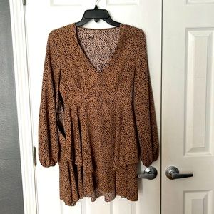 Cheetah Print Dress